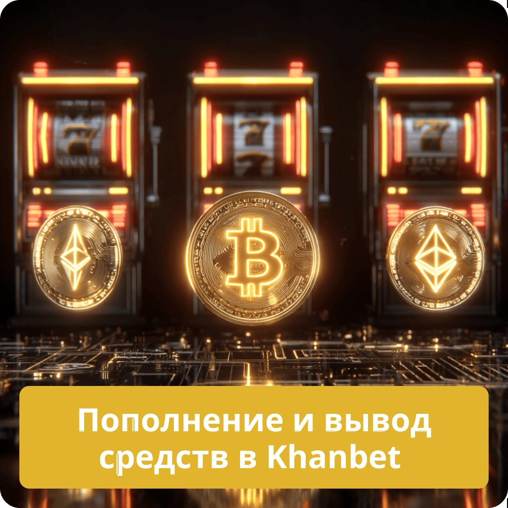 Пополнение и вывод средств в Khanbet